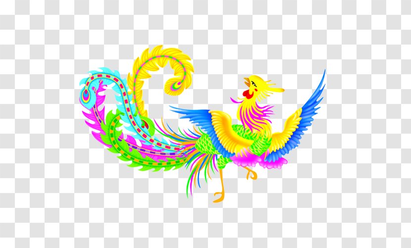 Fenghuang County The Interpretation Of Dreams By Duke Zhou - Art - Color China Wind Phoenix Transparent PNG