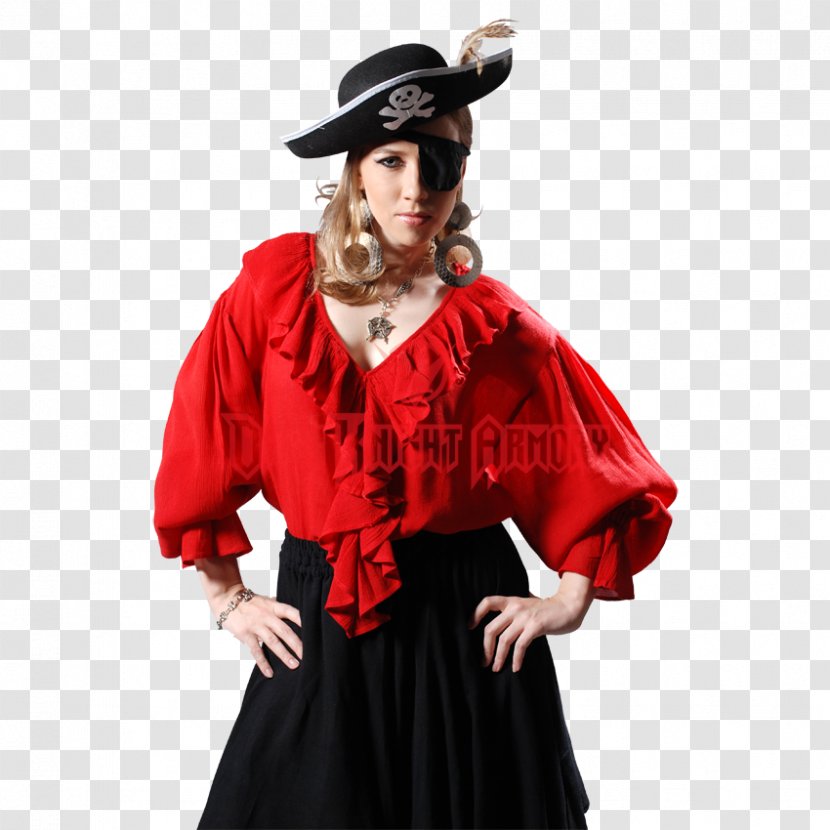 Blouse Piracy Shirt Clothing Skirt - Charles Vane - Pirate Woman Transparent PNG