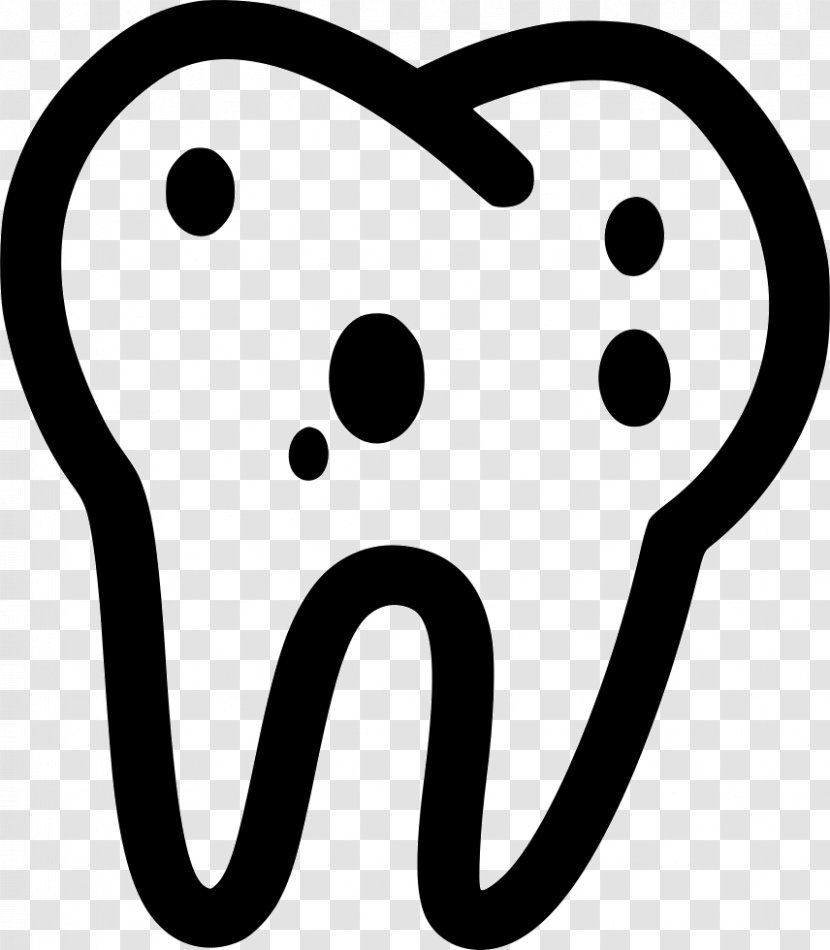 Human Tooth Dentistry Decay - Flower - Silhouette Transparent PNG