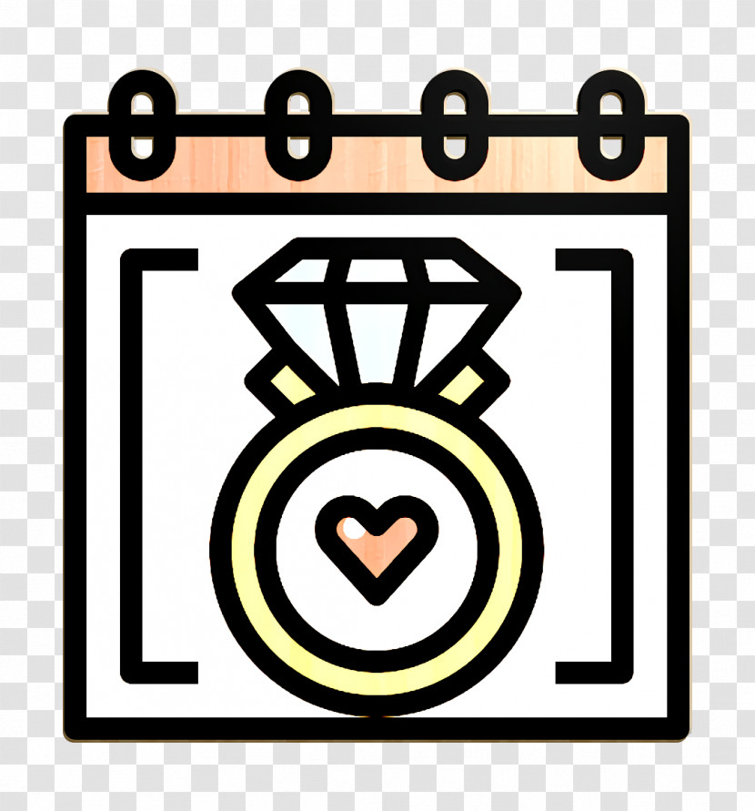 Wedding Icon Wedding Date Icon Transparent PNG
