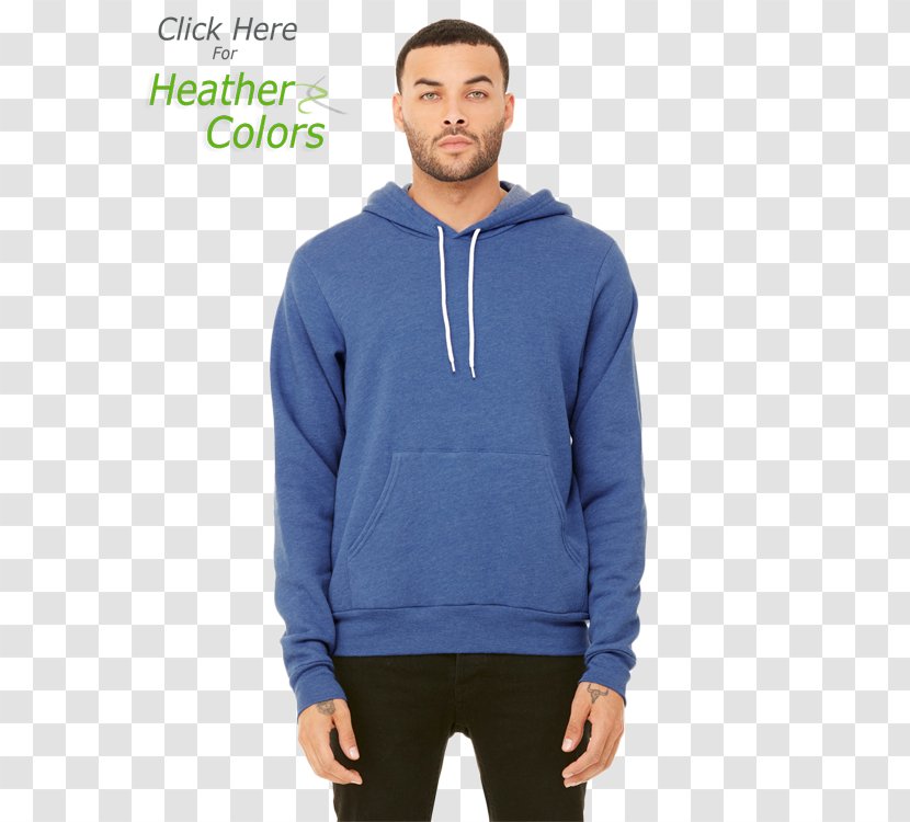 Hoodie T-shirt Sweater Polar Fleece - Hood Transparent PNG