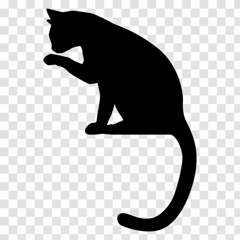 Cat Panther Silhouette Clip Art Transparent PNG