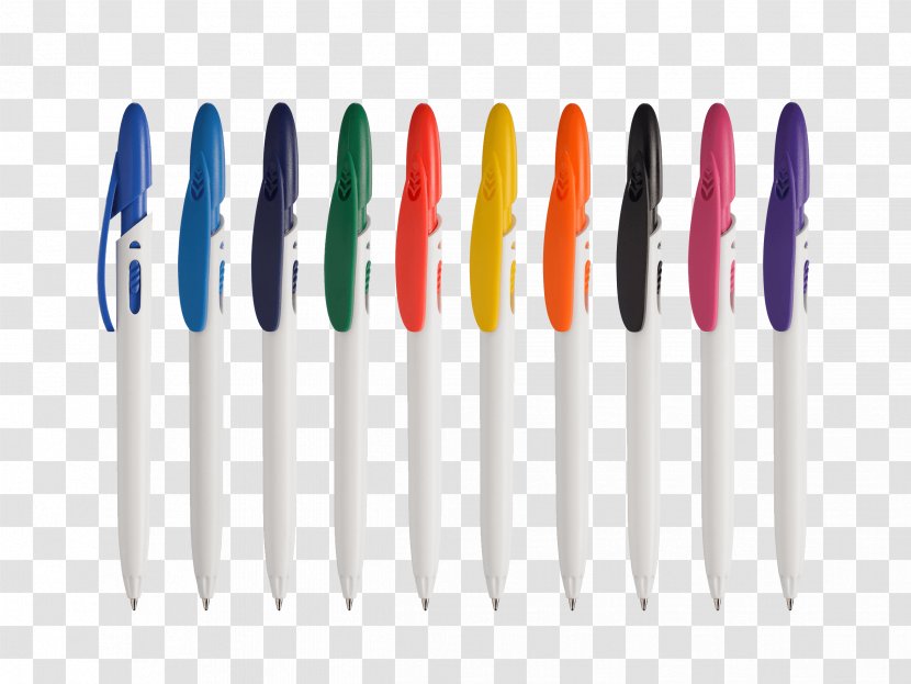 Ballpoint Pen Plastic Pens Promotional Merchandise Writing Implement - Highlighter - Ties Transparent PNG
