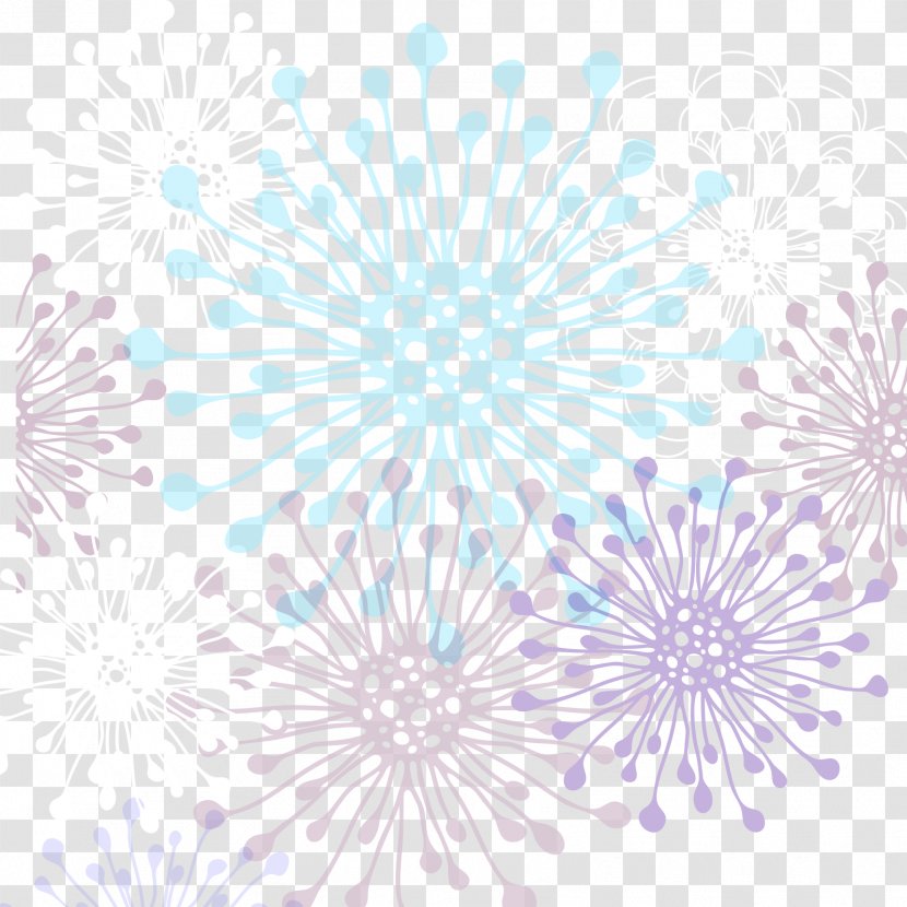 Special Floral Background Pattern - Petal - Blue Transparent PNG