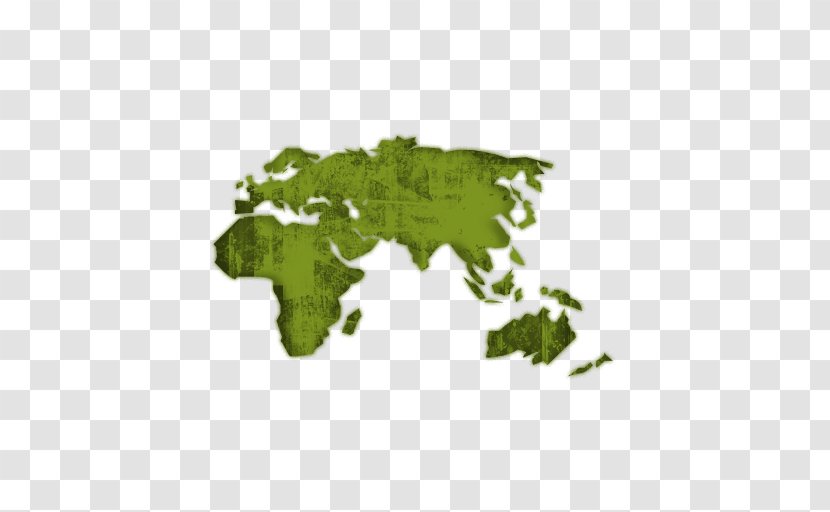 World Map Globe Clip Art - Green Transparent PNG