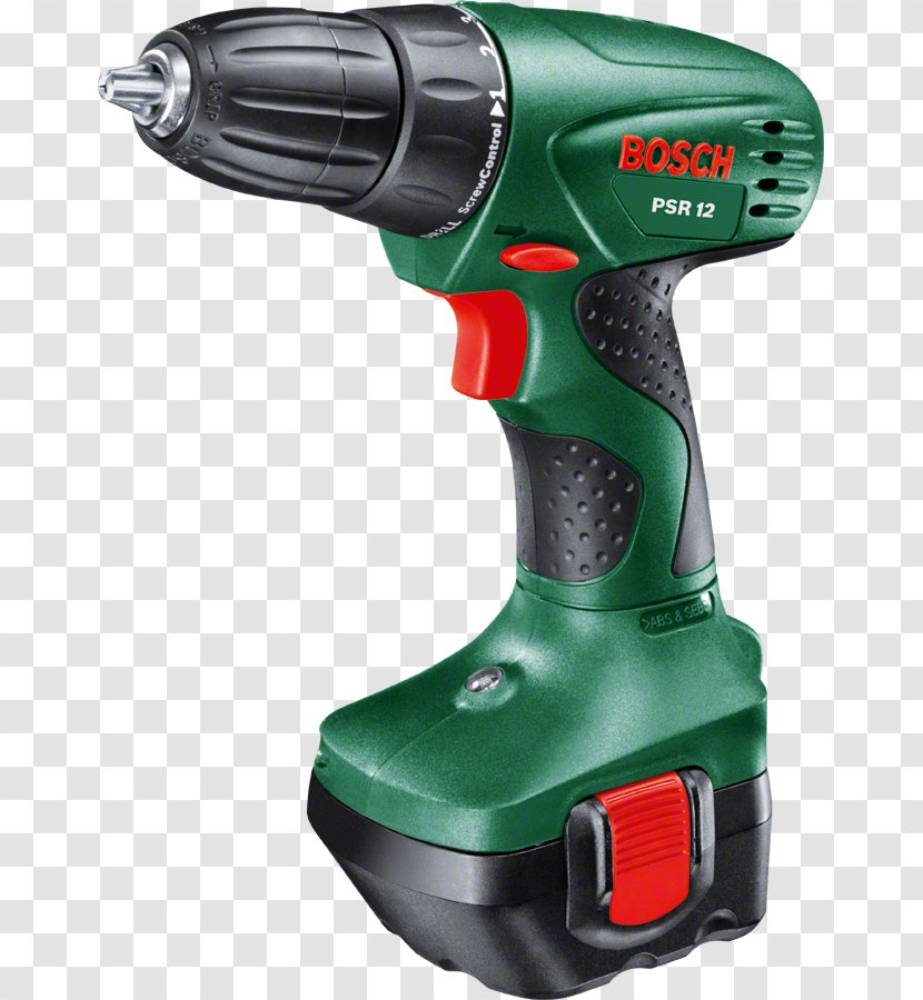 Screw Gun Augers Bosch PSR 12 Cordless Drill/Driver Robert GmbH - Rechargeable Battery - Window Transparent PNG