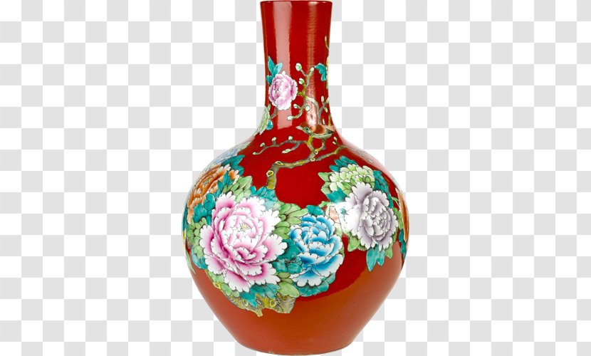 Vase Flowerpot Glass Green Transparent PNG