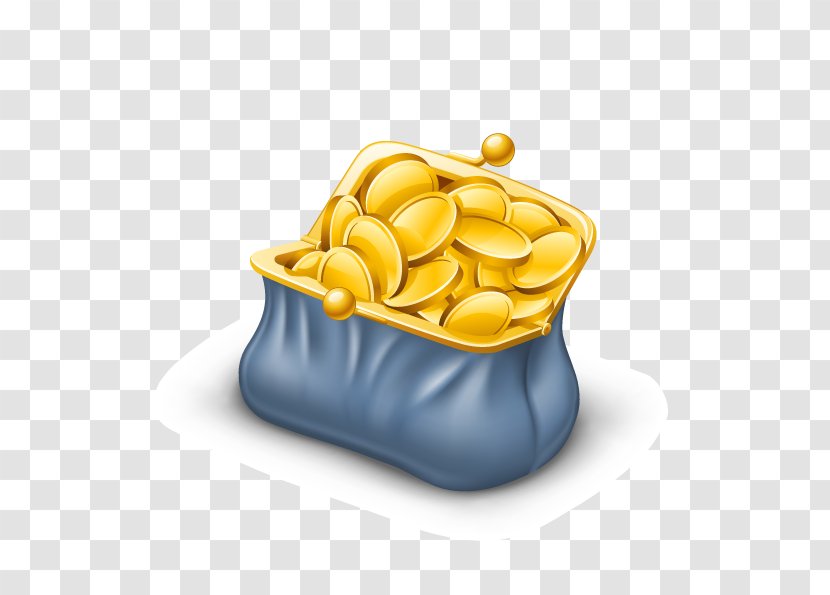 Money Bag Coin Clip Art - Vector Cartoon Of Gold Coins Transparent PNG