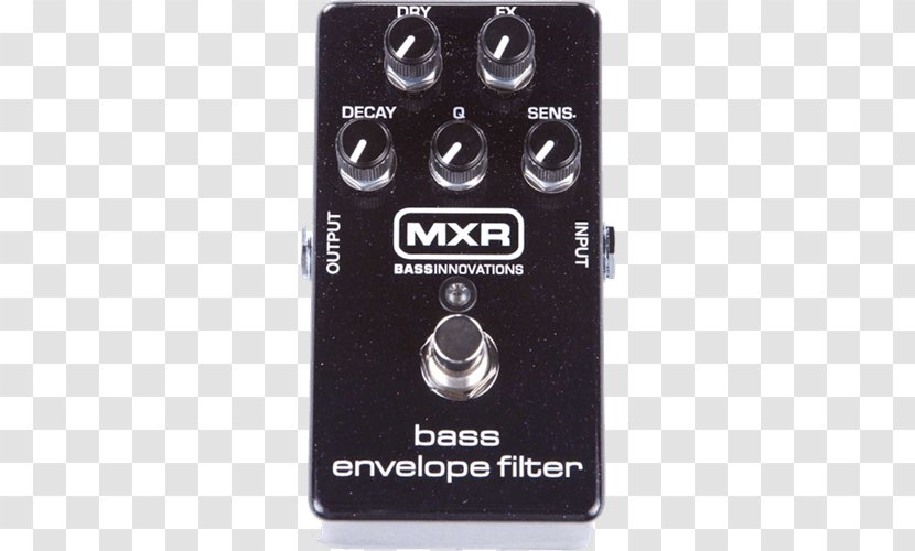 Auto-wah Dunlop MXR Bass Envelope Filter M82 Effects Processors & Pedals Guitar Wah-wah Pedal - Cartoon Transparent PNG