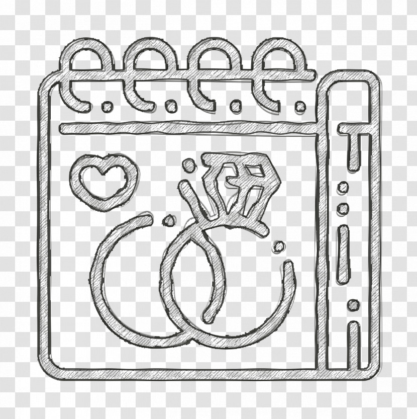 Wedding Icon Time And Date Icon Wedding Day Icon Transparent PNG