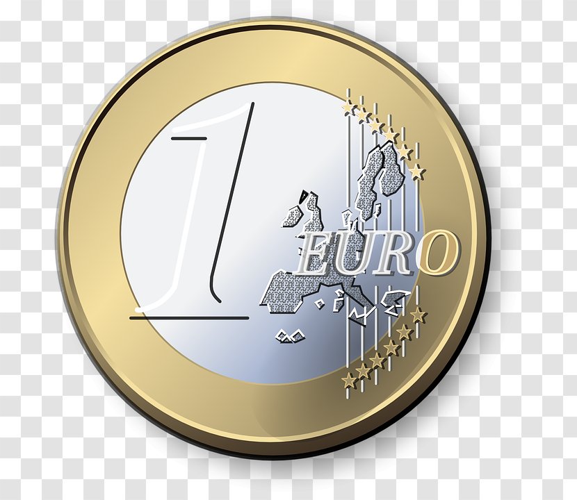 1 Euro Coin Coins Clip Art - Cent Transparent PNG