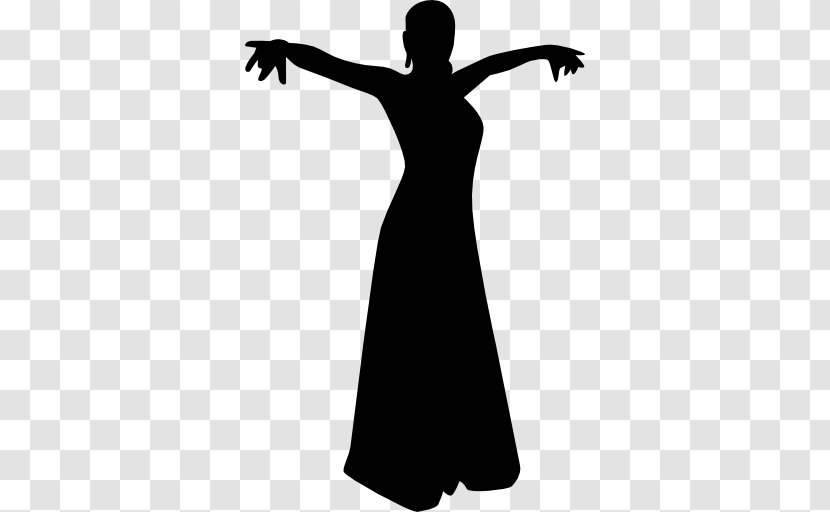 Silhouette Flamenco Dance - Black - Dancer Transparent PNG