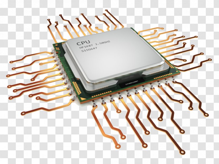 Central Processing Unit Processor Integrated Circuits & Chips Clip Art Computer Software - Cpu Transparent PNG