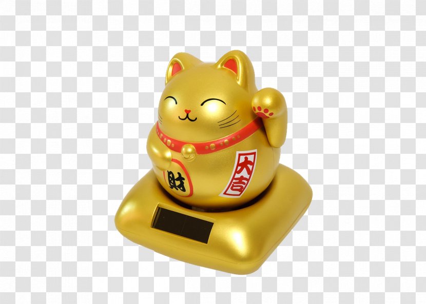 Luck Maneki-neko Mascot - Raster Graphics - Solar Lucky Cat Transparent PNG