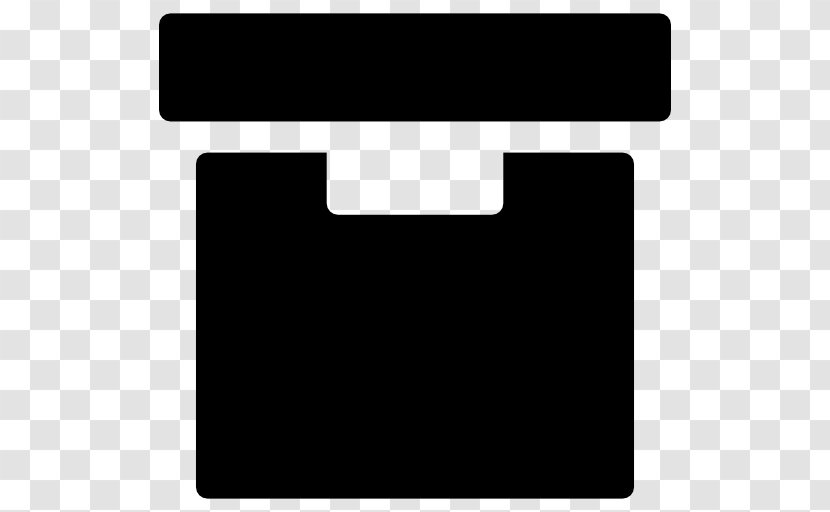 Box Download - Black Transparent PNG