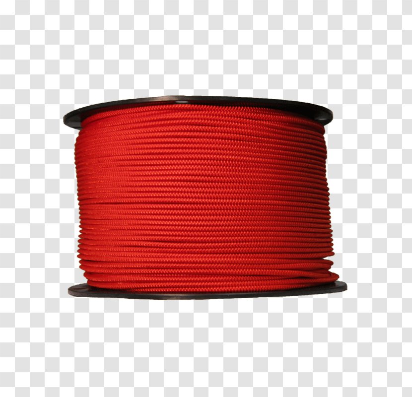 Polyester Nylon Rope Polyethylene Terephthalate UV Degradation - Braid - Red Transparent PNG