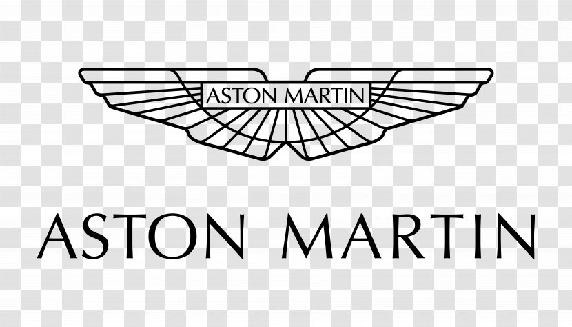 Aston Martin Rapide Sports Car Bentley - Symbol - Black And White Transparent PNG