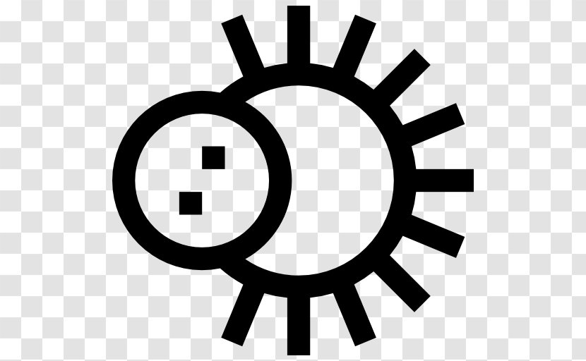 Royalty-free Symbol - Black And White - Sun Moon Diagram Transparent PNG