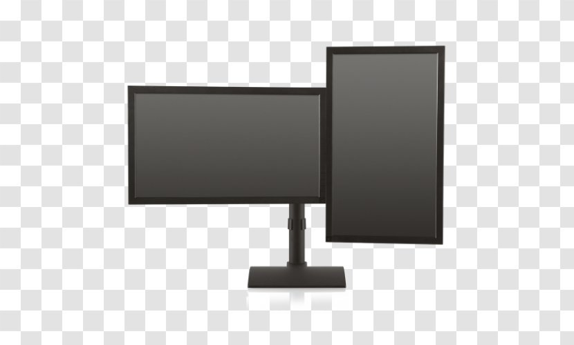 Computer Monitors Flat Panel Display Multi-monitor Mounting Interface Liquid-crystal - Page Orientation - Desktop Computers Transparent PNG