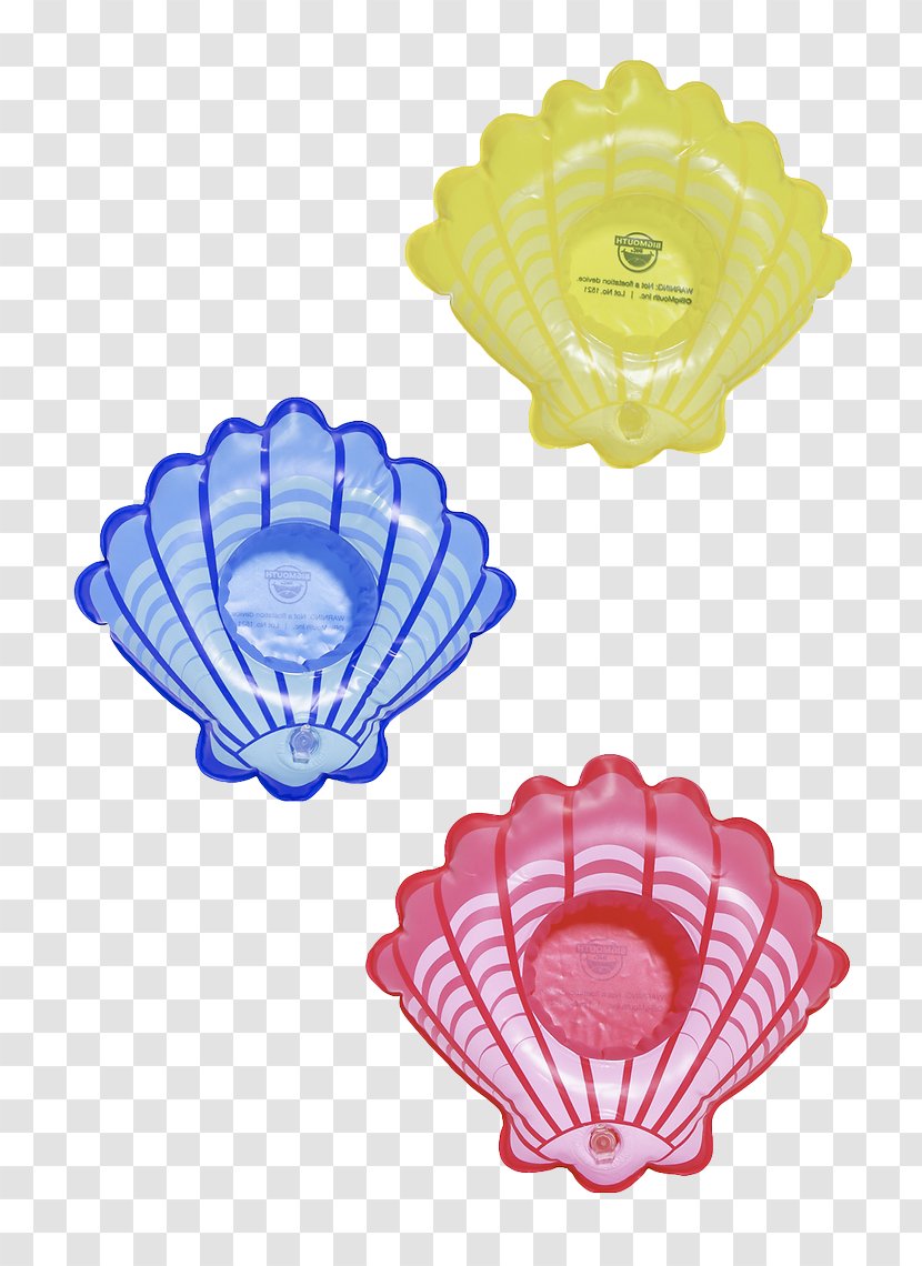 Drink Inflatable Armbands Swimming Pool Tableware Seashell - Baking Cup Transparent PNG