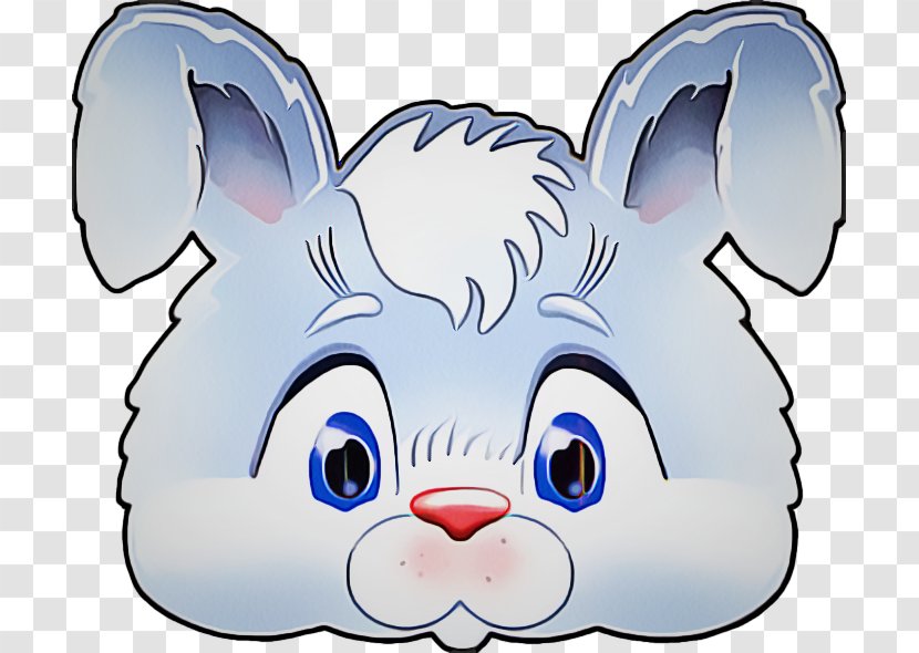 Cartoon Rabbit Rabbits And Hares Snout Nose - Ear Whiskers Transparent PNG