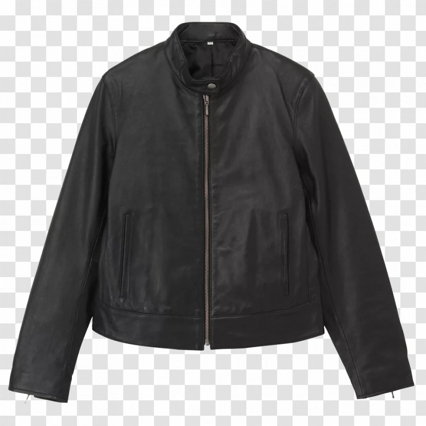 Leather Jacket Coat Transparent PNG