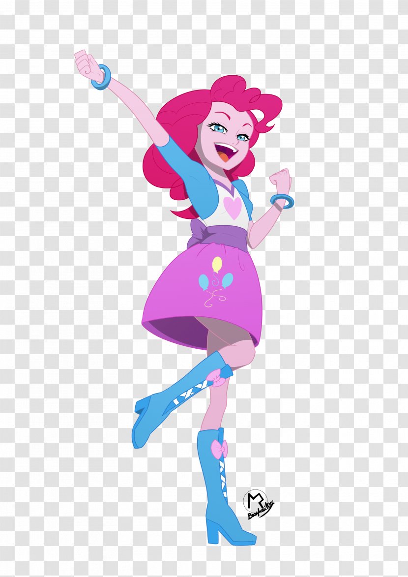 Costume Pink M Legendary Creature Clip Art - Cartoon - Pinkie Pie Balloons Transparent PNG