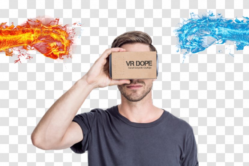 MINI Cooper Google Cardboard Virtual Reality Headset - Facial Hair - Deliver The Take-out Transparent PNG