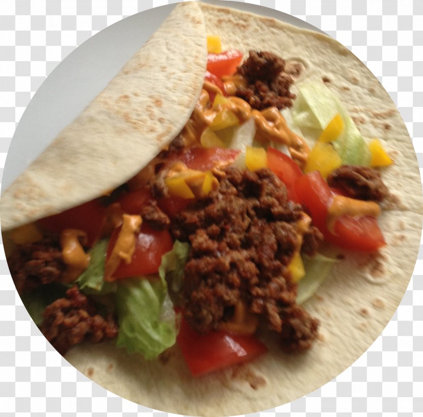 Korean Taco Picadillo Wrap Burrito Vegetarian Cuisine - Corn Tortilla - Meat Transparent PNG