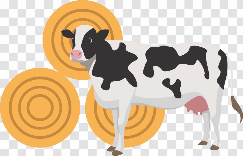 Cow Background - Milkmaid - Livestock Bull Transparent PNG