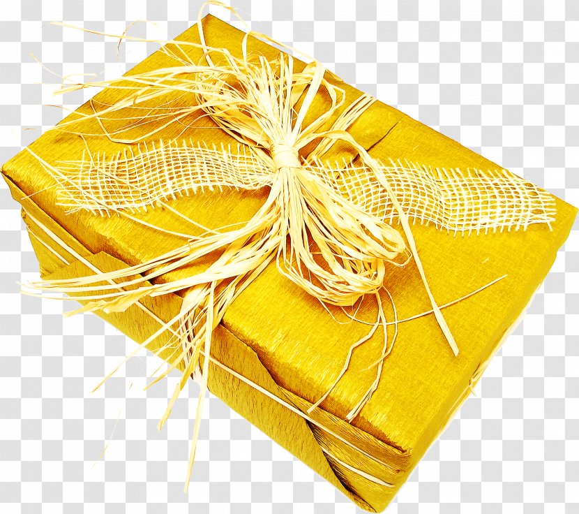 Yellow Gift Wrapping Present Food Cuisine Transparent PNG