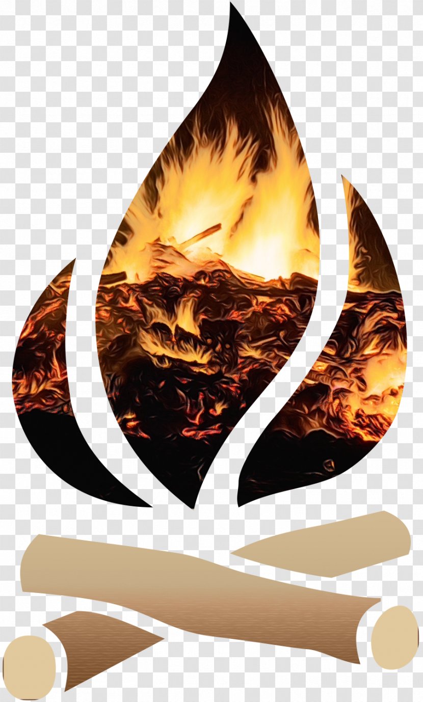 Flame Fire Heat Symbol Logo Transparent PNG
