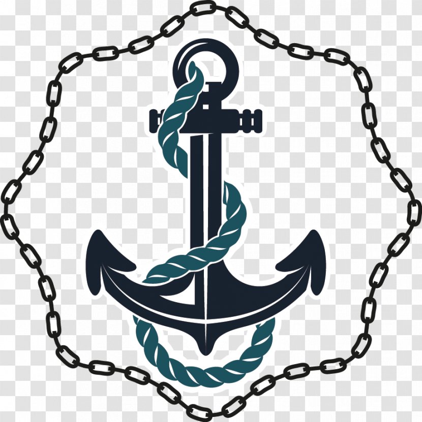 Anchor Chain Drawer Rope Clip Art - Room - Flat Transparent PNG