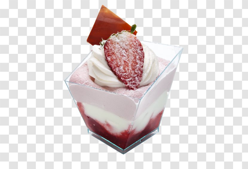 Sundae Gelato Ice Cream Parfait - Frozen Yogurt Transparent PNG
