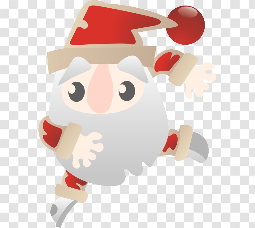 Santa Claus Christmas Ornament Illustration - Cmyk Color Model - Creative Transparent PNG