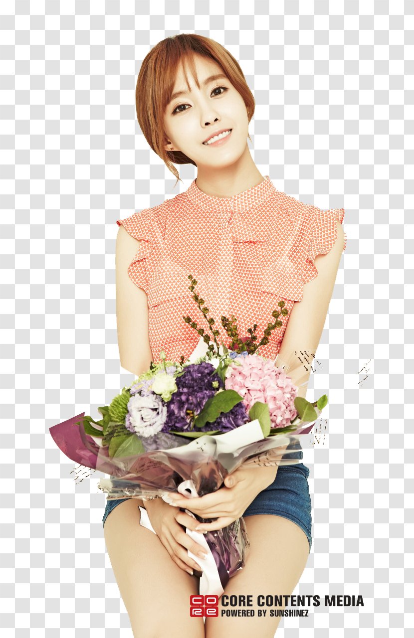 Hyomin T-ara Floral Design Photography Art - Silhouette - T ARA Transparent PNG