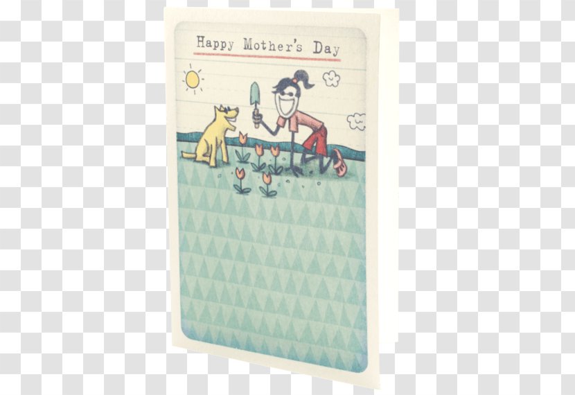 Paper Rectangle Textile - Material - Mothers Day Card Transparent PNG