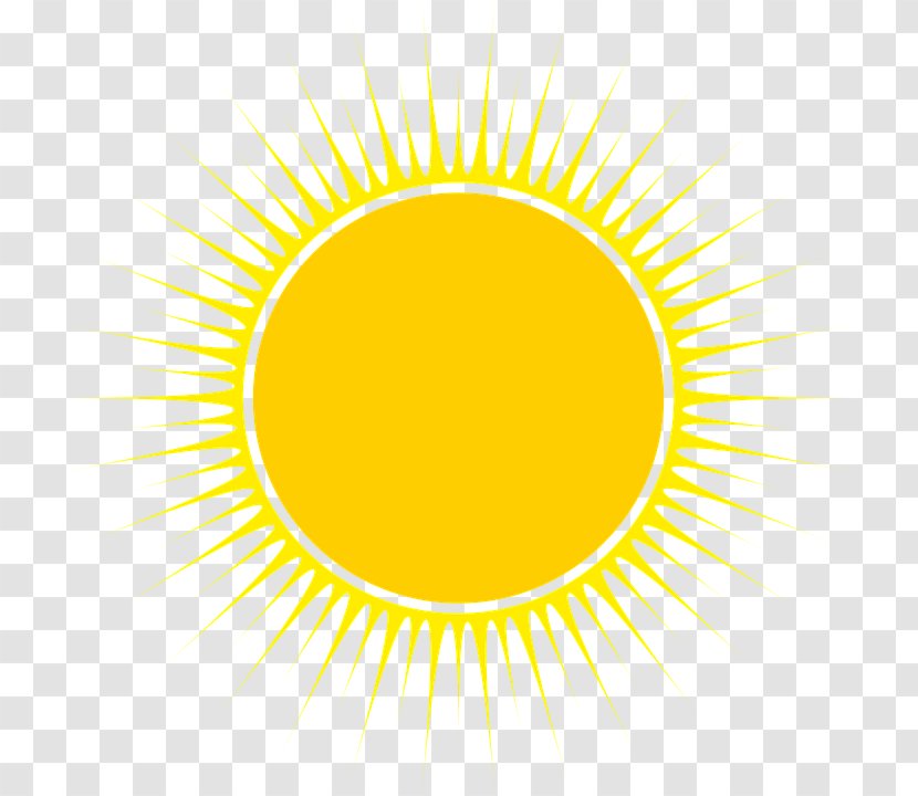 Download Cartoon Font - Symmetry - Natural Yellow Sun Weather Transparent PNG