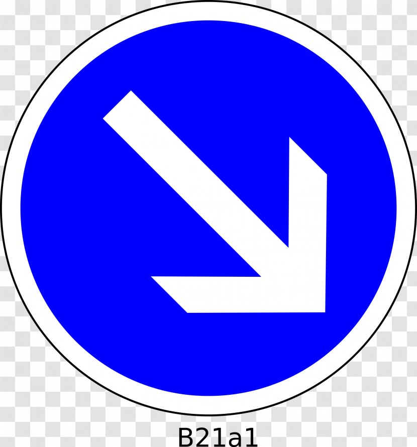 Traffic Sign Road One-way Warning - Oneway Transparent PNG