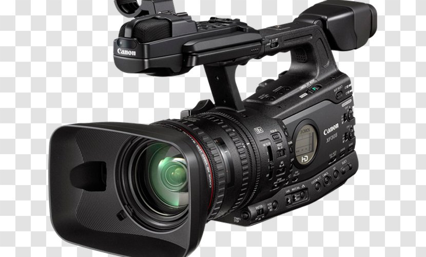 Video Cameras High-definition Canon Professional Camera - Zoom Lens Transparent PNG