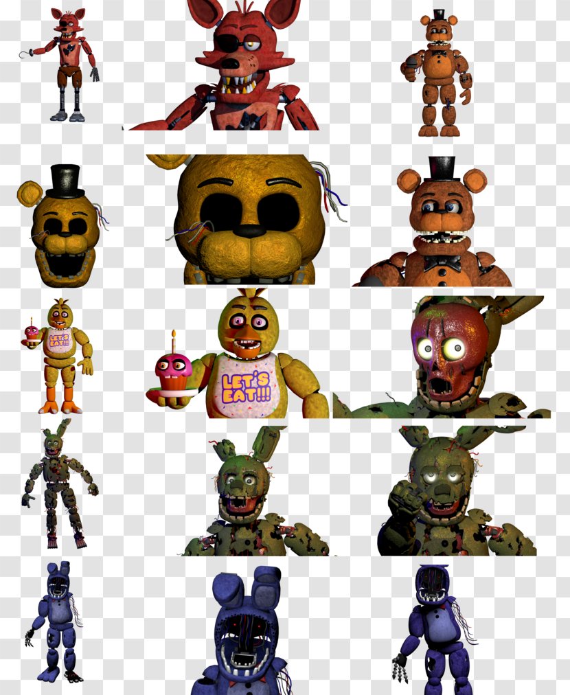 Five Nights At Freddy's 3 2 Freddy's: Sister Location 4 - Digital Art - 4D Transparent PNG