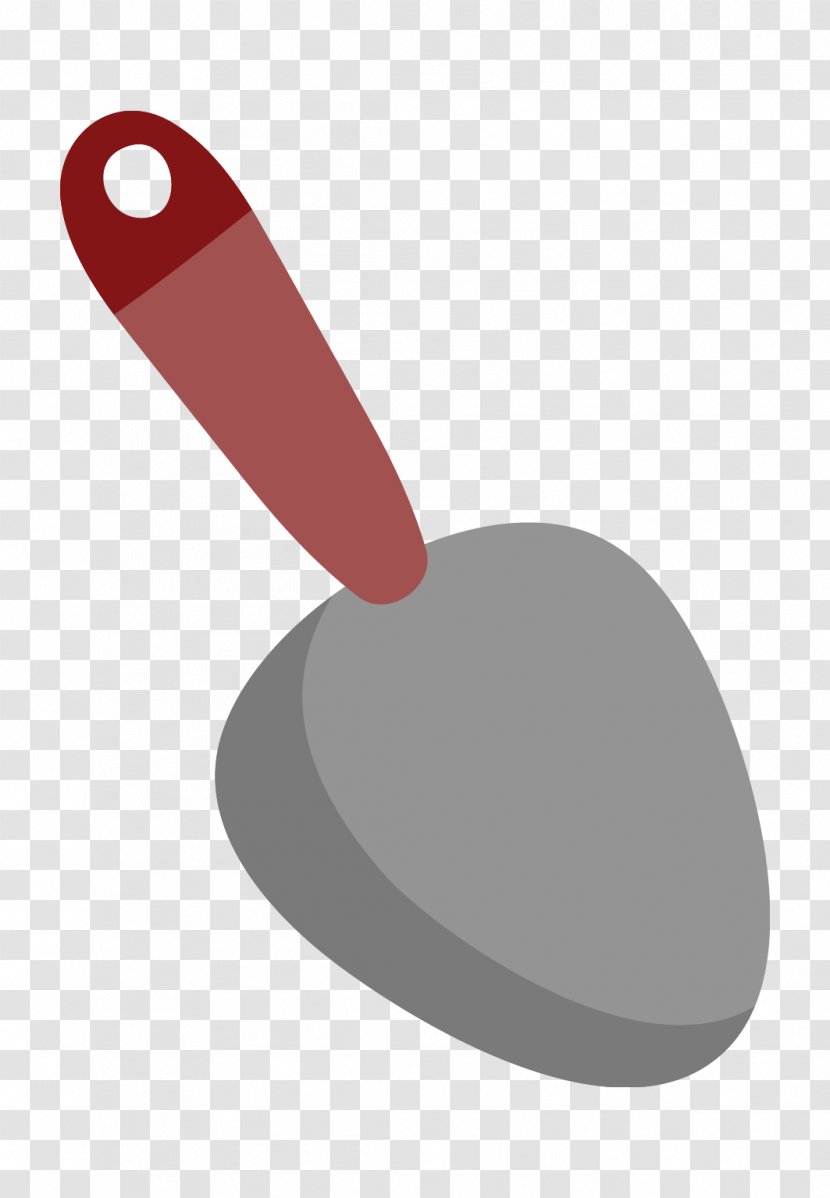 Red Font - Cartoon Small Shovel Transparent PNG