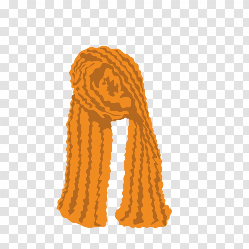 Vector Graphics Scarf Image Design - Hat - Yellow Border Transparent PNG
