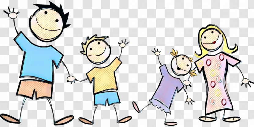 Group Of People Background - Cartoon - Playing Sports Conversation Transparent PNG