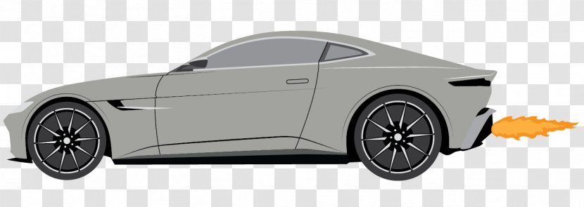 Sports Car Aston Martin Vantage DB10 - Technology Transparent PNG