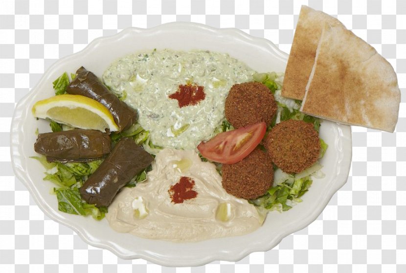 Falafel Middle Eastern Cuisine Pita Turkish Palestinian - Mediterranean - Menu Transparent PNG