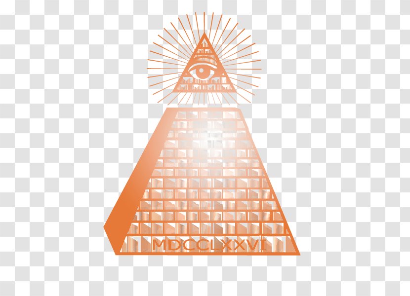 Eye Of Providence Euclidean Vector Symbol - Pyramid Transparent PNG