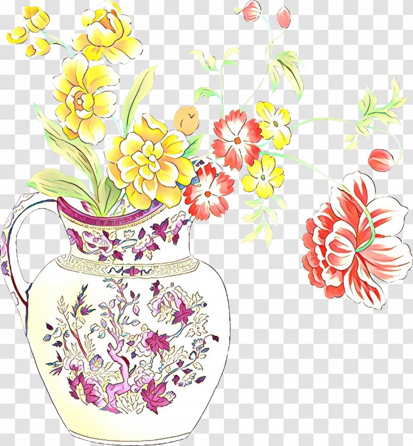 Floral Design Coffee Cup Cut Flowers Flower Bouquet - Serveware - Wildflower Transparent PNG