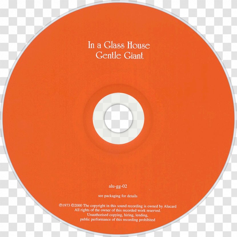 Compact Disc Product Design Glass - Orange - House Transparent PNG