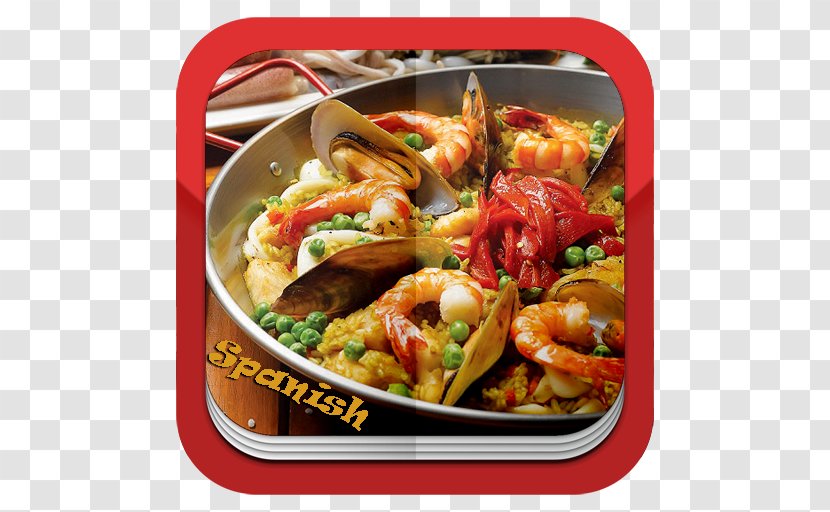 Spanish Cuisine Thai Serenity Bar & Restaurant Seafood - Dish Transparent PNG